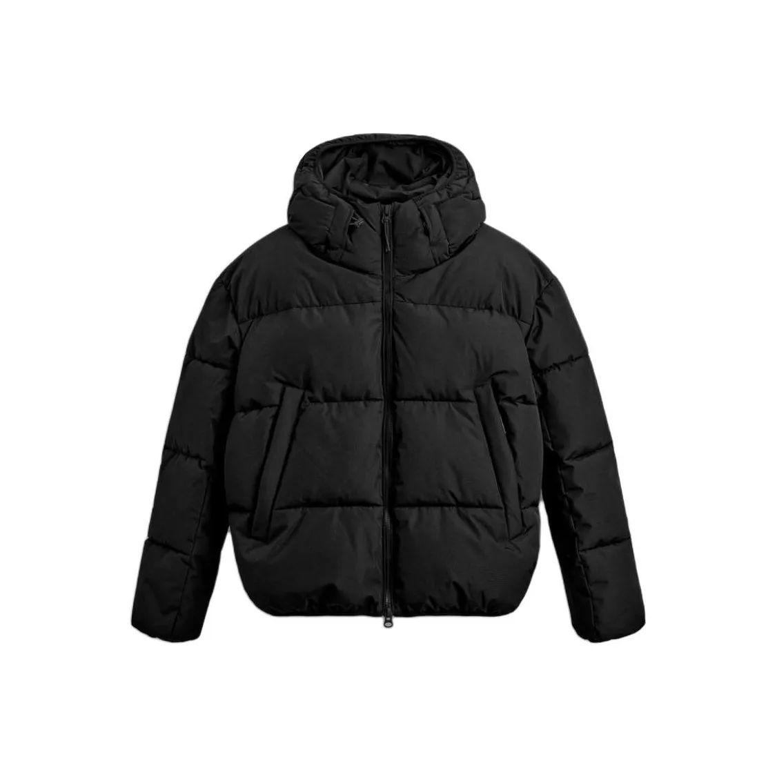 ZARA Черный мужской пуховик