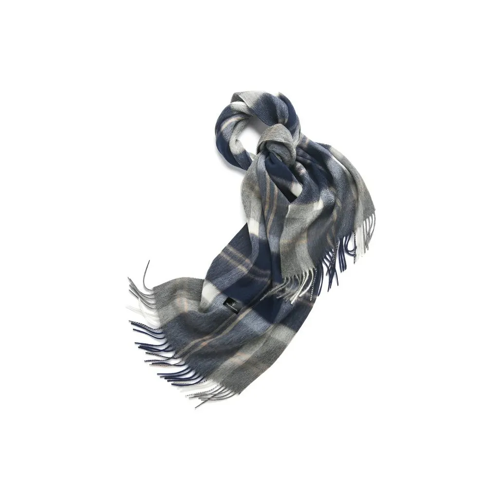 Maserati 100% овечья шерсть теплый минималистский стиль мягкий квадратный классический клетка Fashion Versatile унисекс