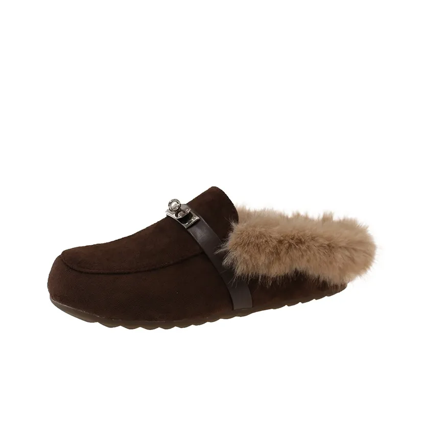 Rutai Резиновый пушистый украшение обувь Birkenstock Женские