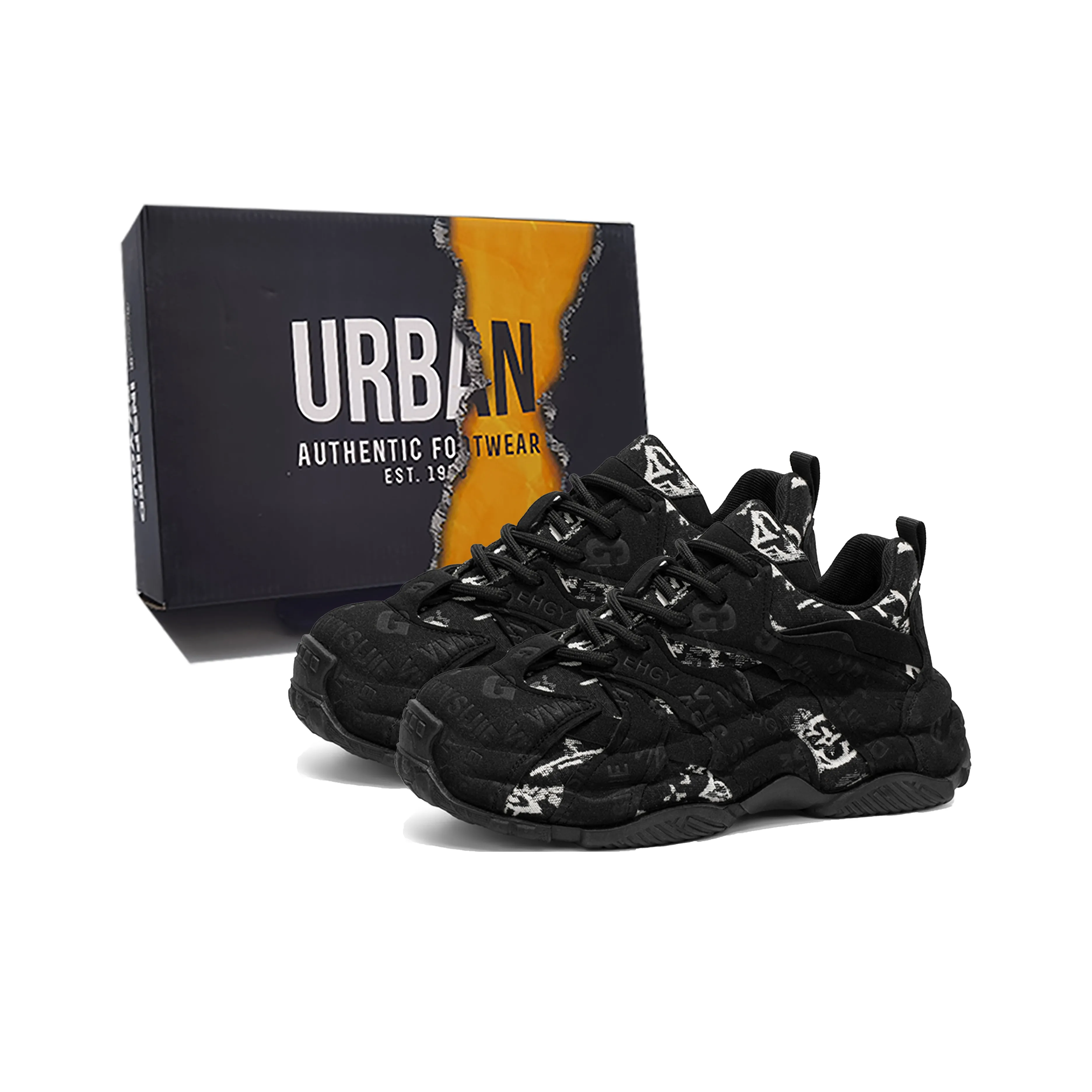 URBAN AUTHENTIC Противоскользящий Устойчивый к истиранию Дышащий Легкий Увеличивающий высоту Низкий Топ