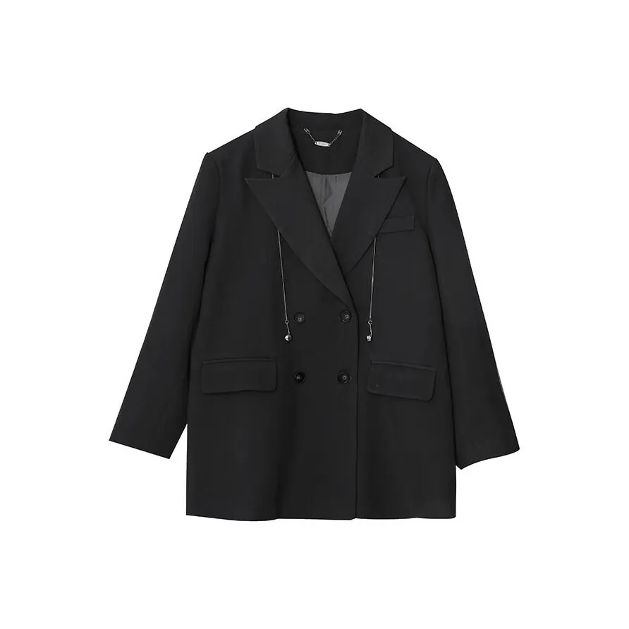 Только ты Бизнес Костюм Большой размер Женские Осенний French Vintage Элегантность Топ Женские