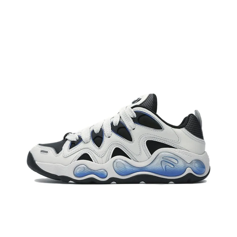 MitchellNess x FILA FUSION VERTICAL Низкие Баскетбольные Кроссовки Мужские Черные Серые