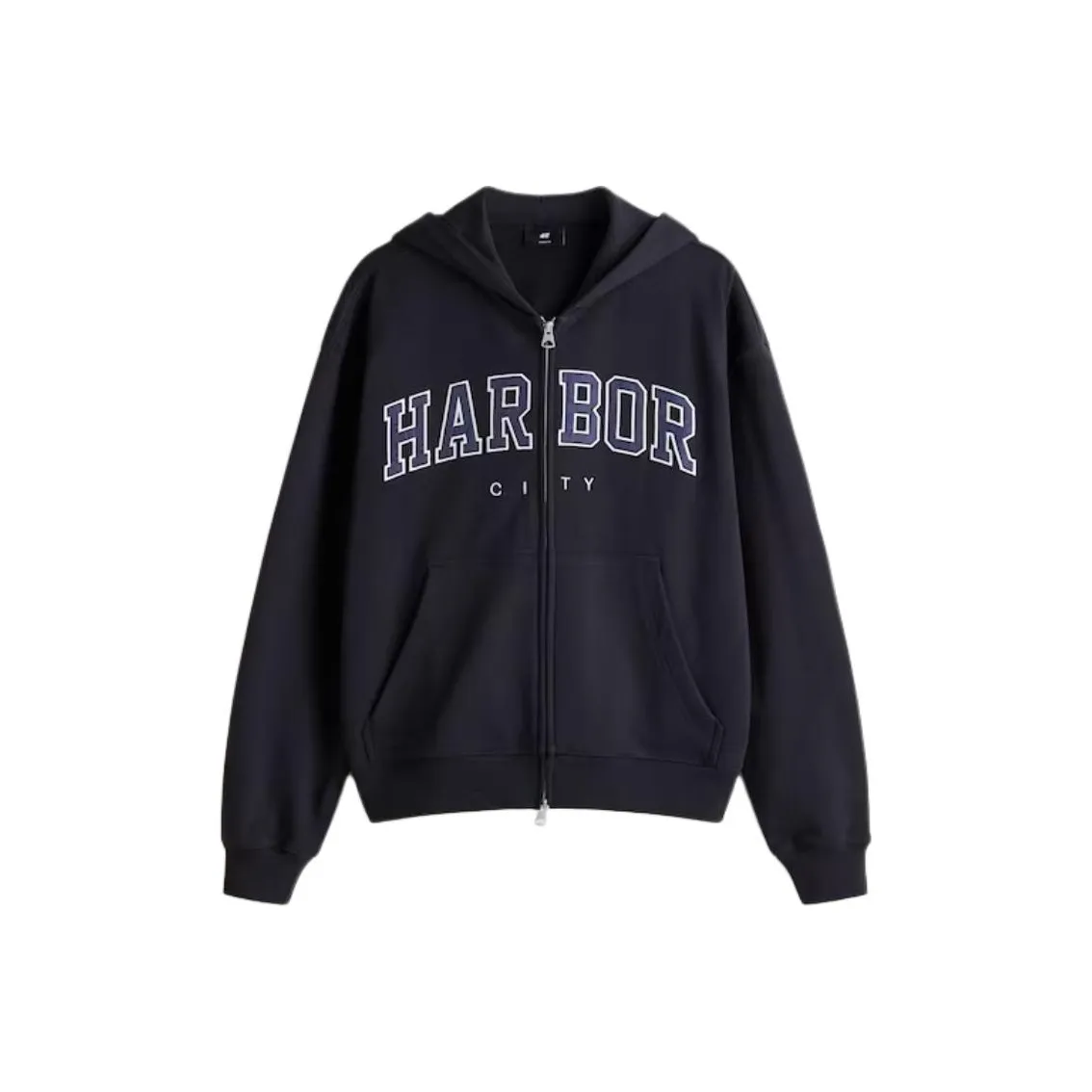 H M Морской Синий Белый Мужские Свитшоты