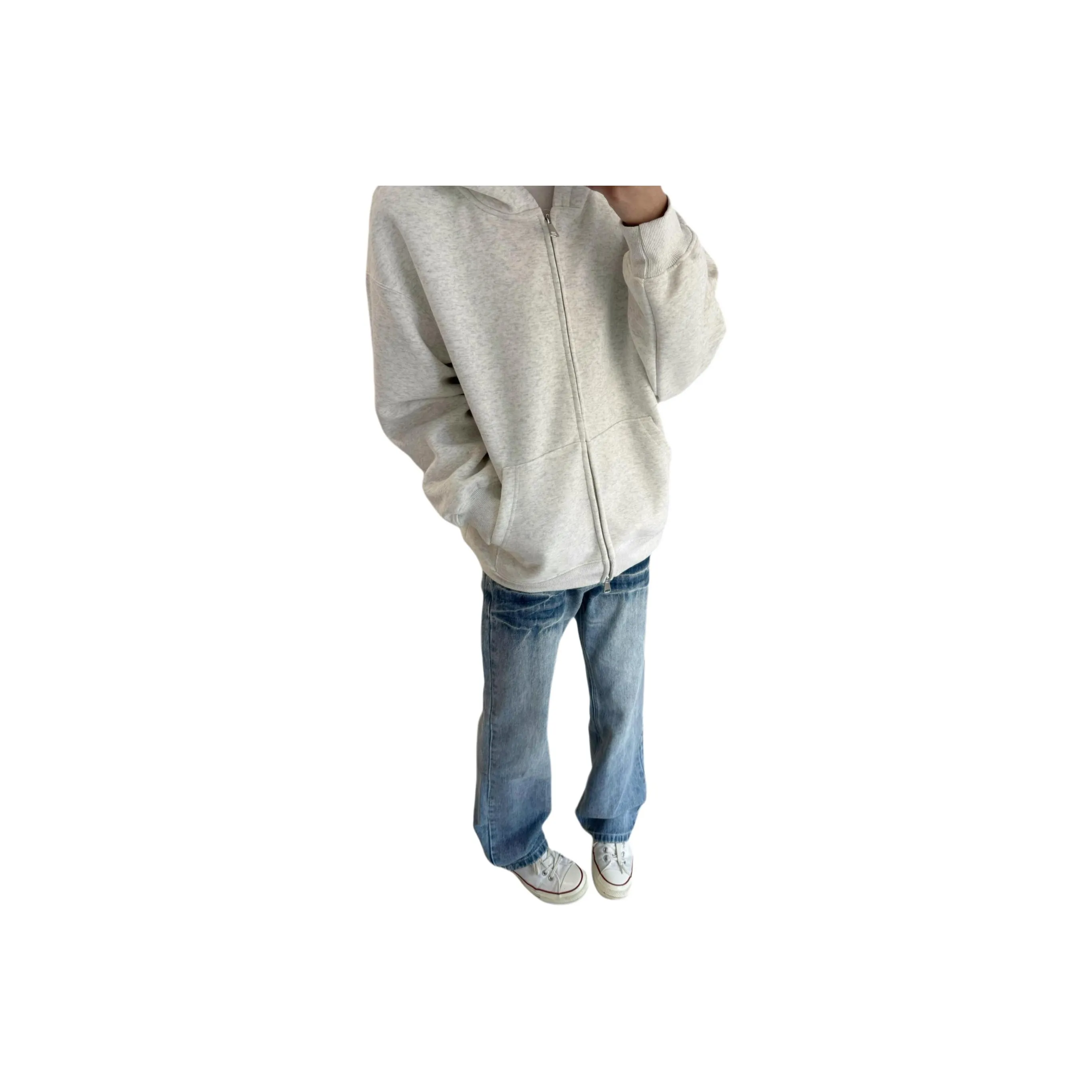 DUATOGE Ice Blue Регулируемый ремешок Мужские Джинсы