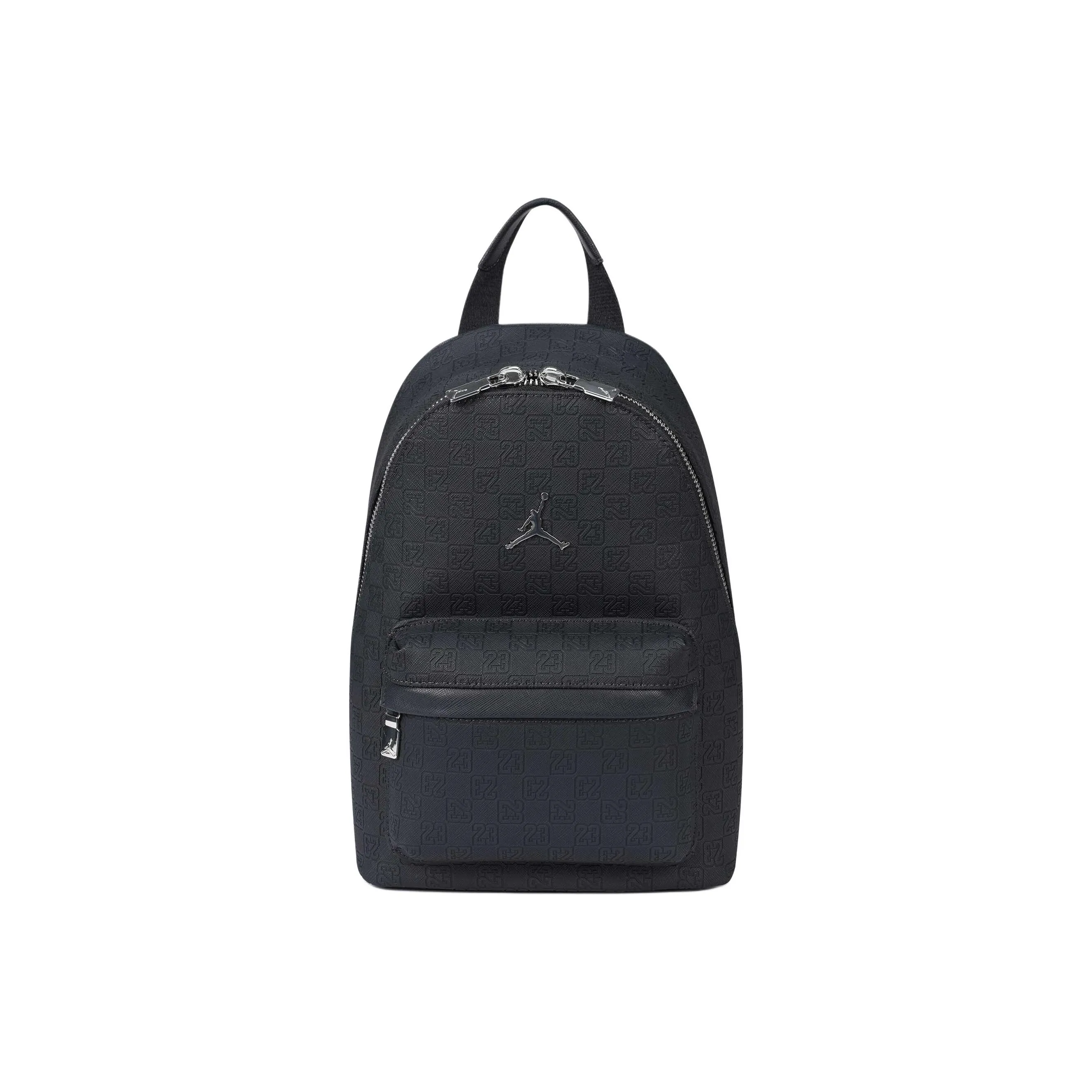 Jordan Синтетическая кожа Рюкзак Стандартный Мужской Серый Черный