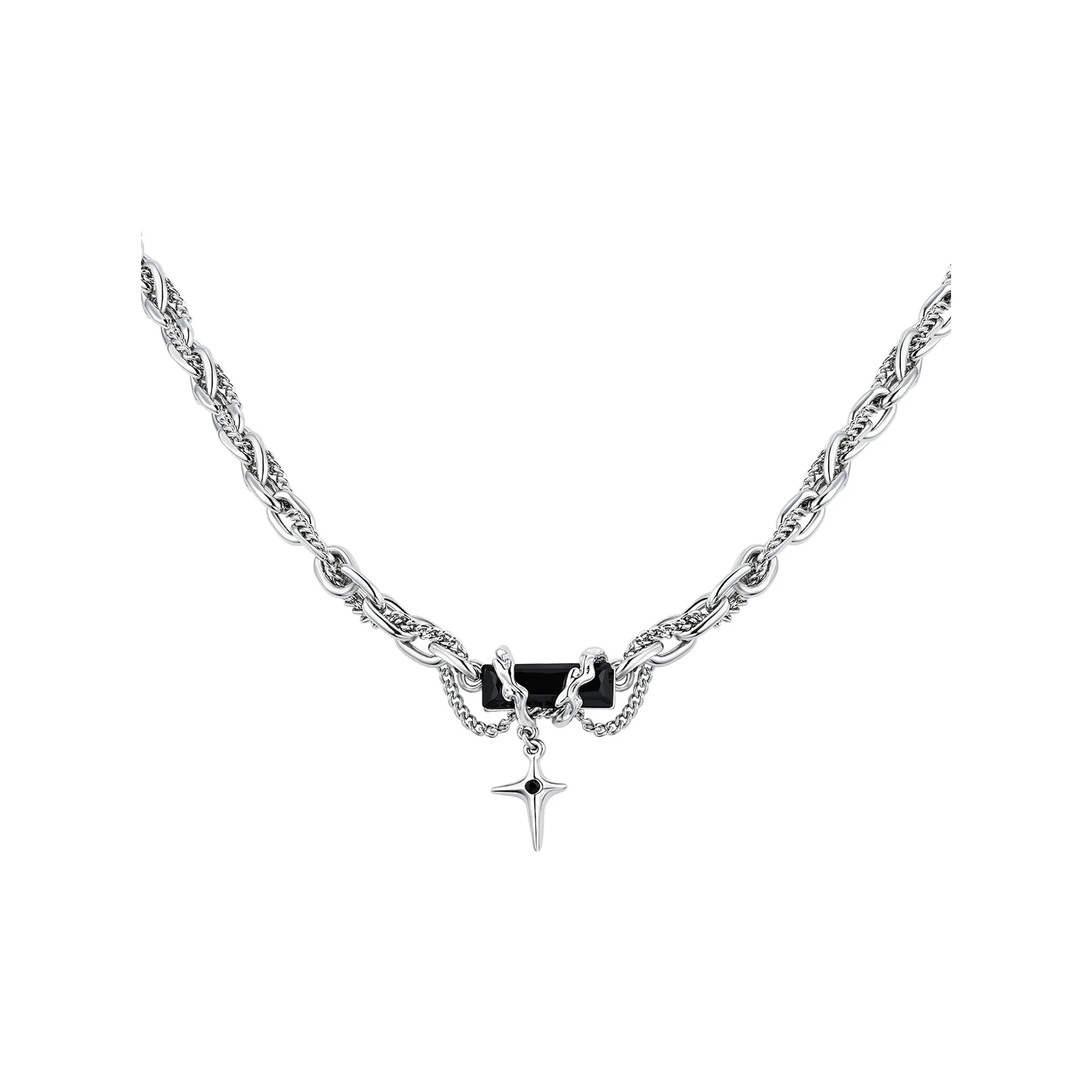 FOREVER MELODY Ожерелья из титанового сплава Унисекс