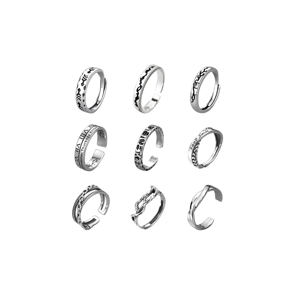 GIRATI Сплав Кольца Мужские