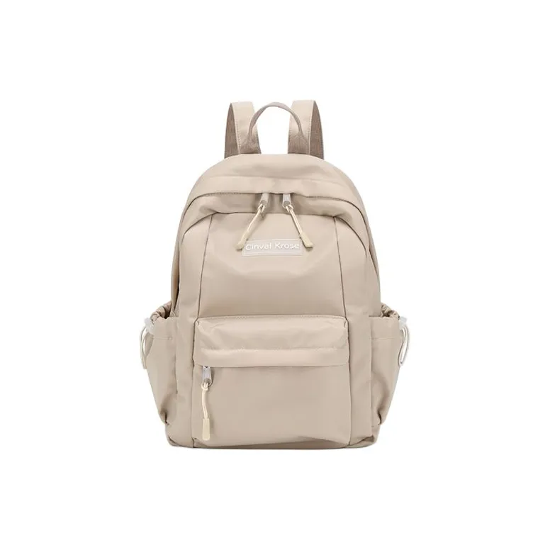 Simvay Clos Ткань Рюкзак Маленький Женский Экрю Черный