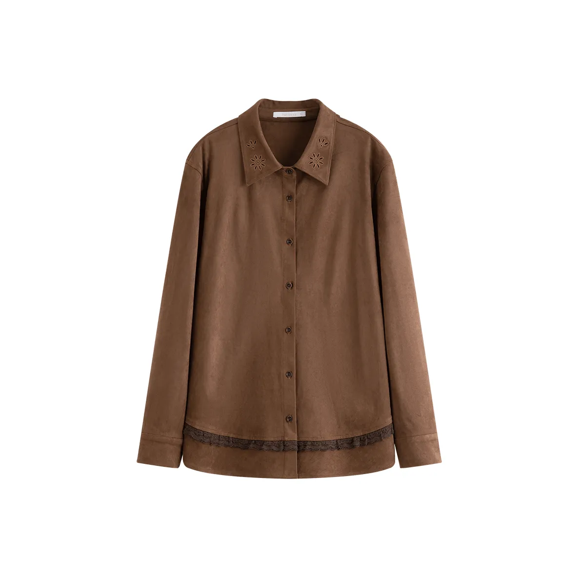 FANSILANEN Винтаж Коричневый Женские Рубашки