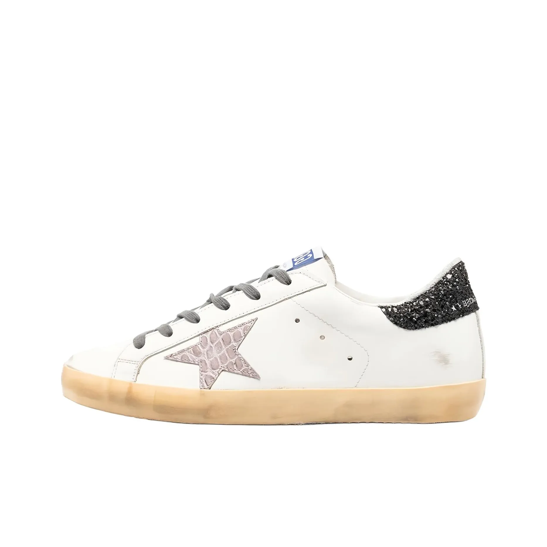 Golden Goose Super Star Skateboard Shoes Women's Low Top White/Black