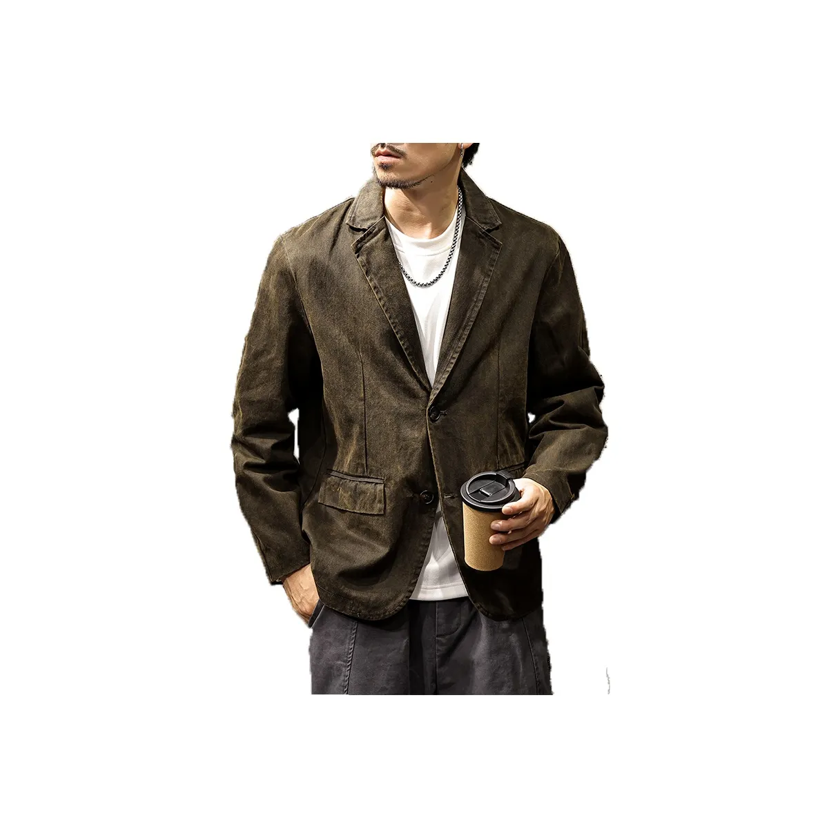 LUJIEBANG Бизнес-костюм пальто мужской