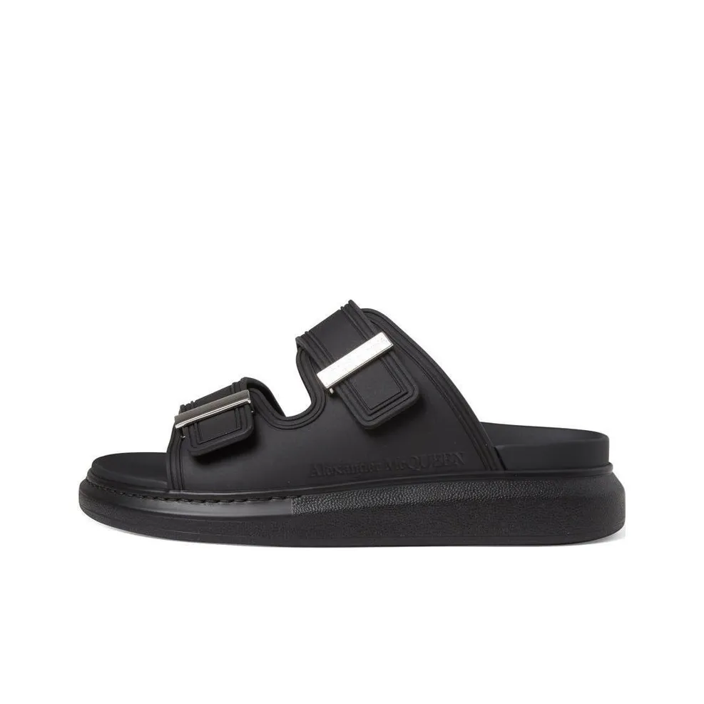 Alexander McQueen Hybrid Slide Slippers Women's Black