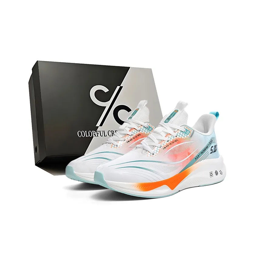 Colorful Creations Покрытие Oтскок Устойчивость к истиранию Противоскользящие Беговые кроссовки Мужские