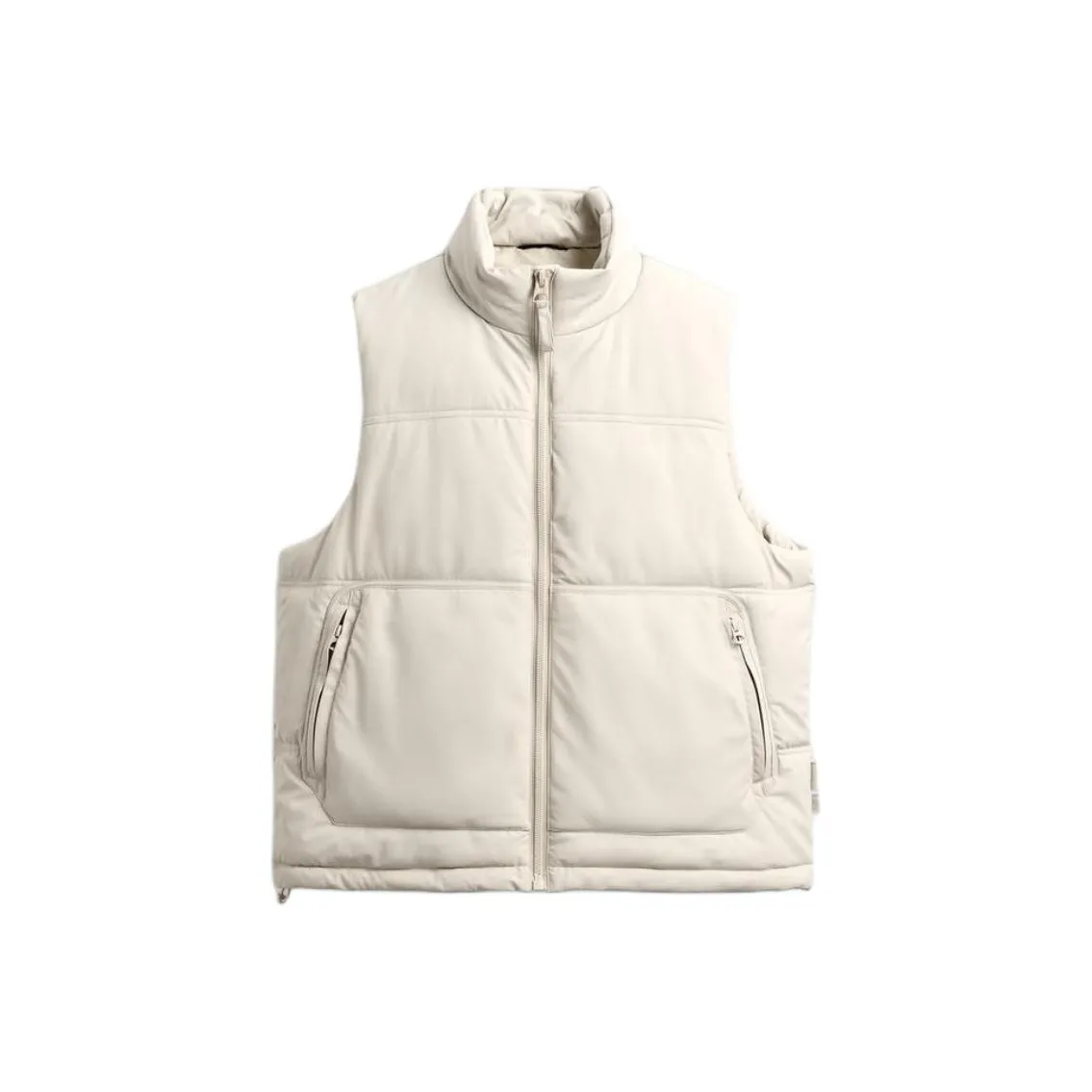 ZARA Морозный Белый Мужские Жилеты