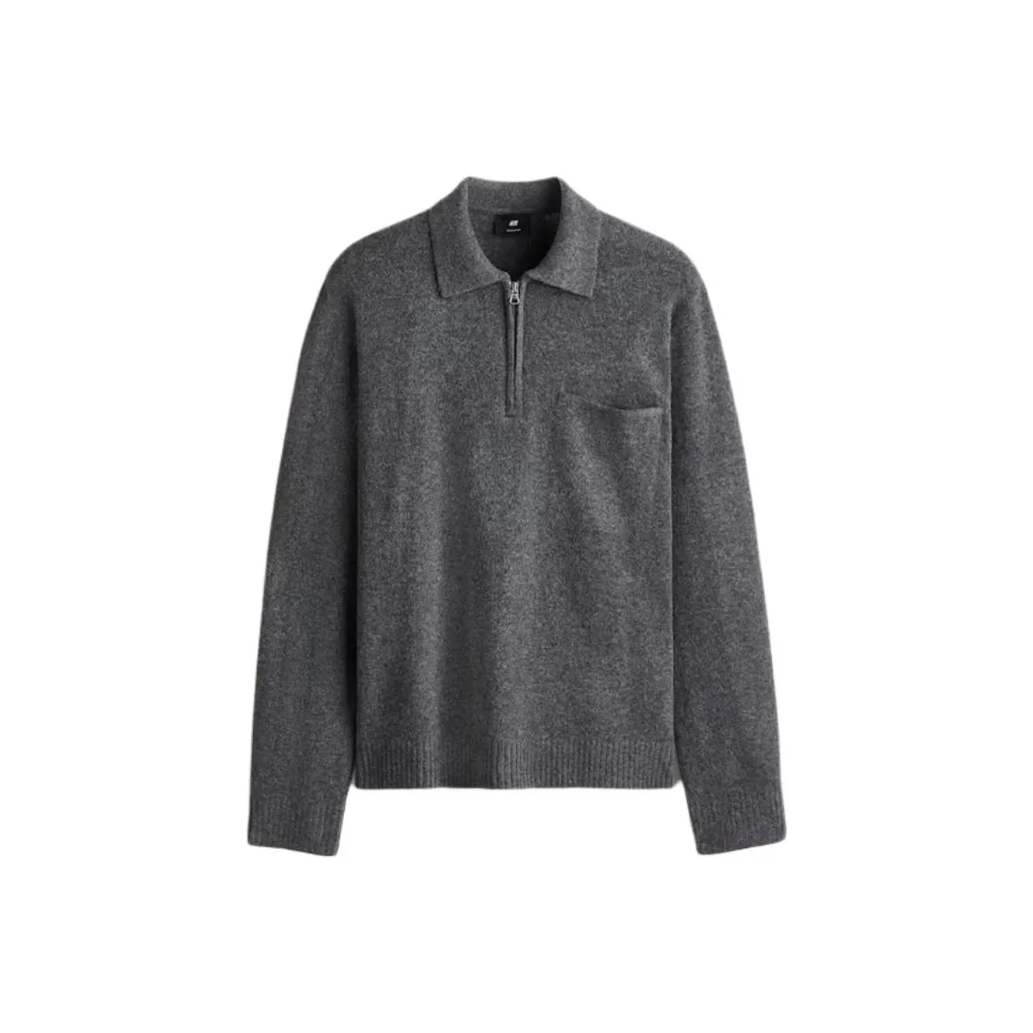 H M Темно-серые мужские свитеры