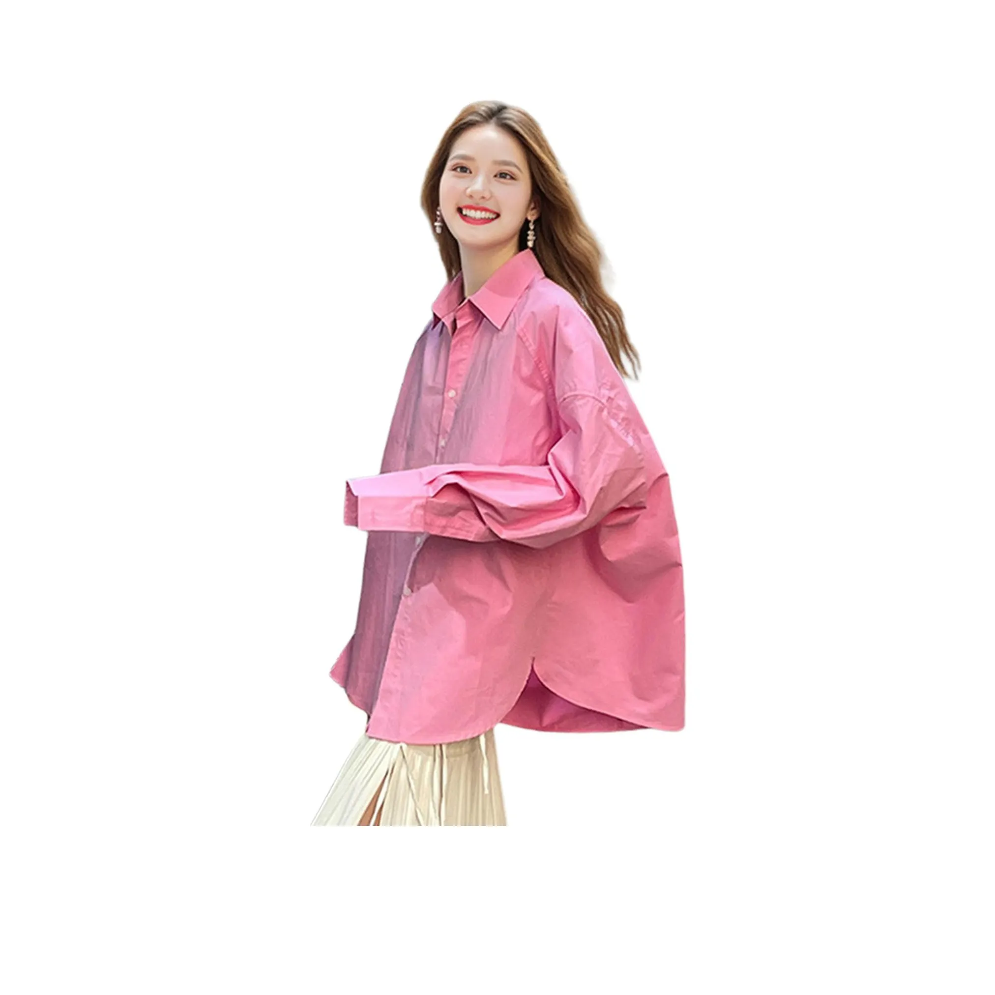 Wbwq Розовые Женские Рубашки