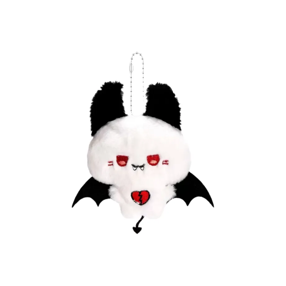MENGXIAOZAI Причудливый Скрипучий Летучая мышь Демон Плюшевый Брелок 10 см Длина Тела