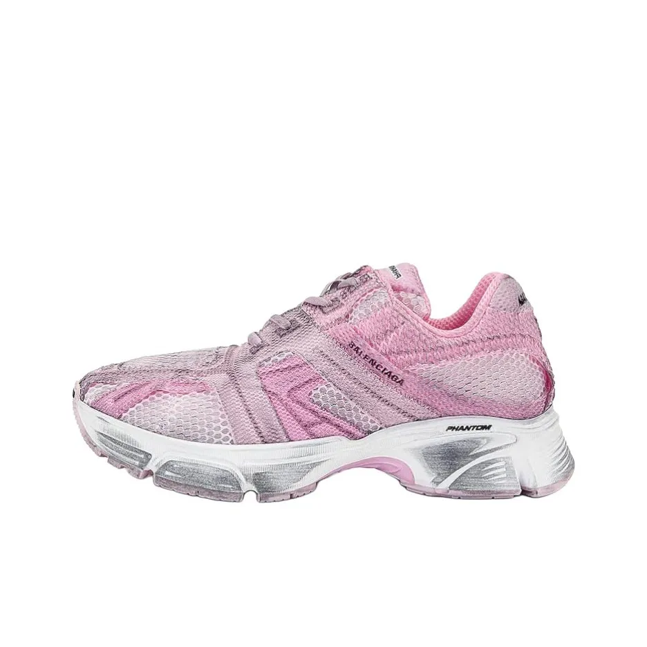 Balenciaga Phantom Casual Shoes Men Low Top Pink
