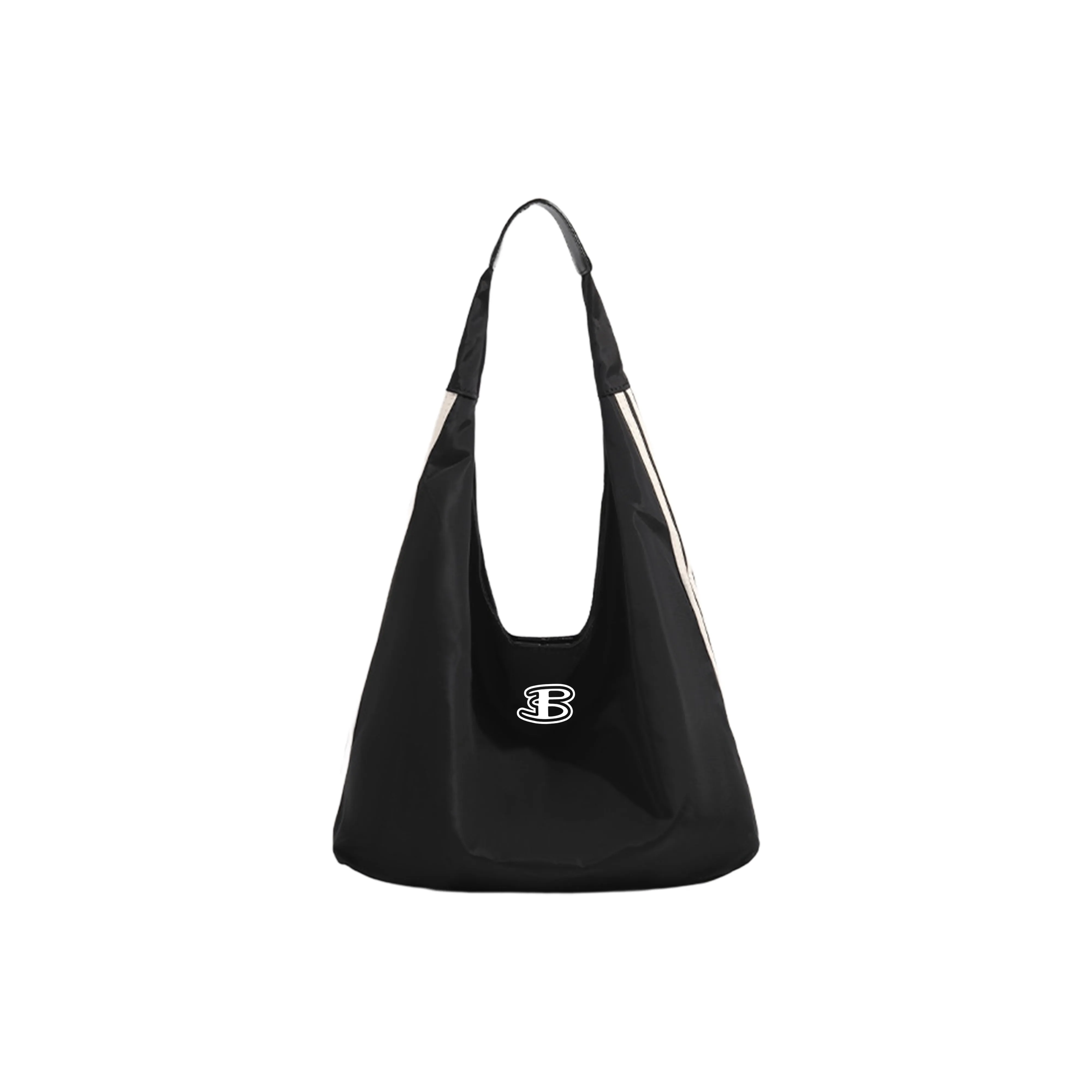 BEN SHERMAN Холст Плечевая сумка Стандартная Женская Черная