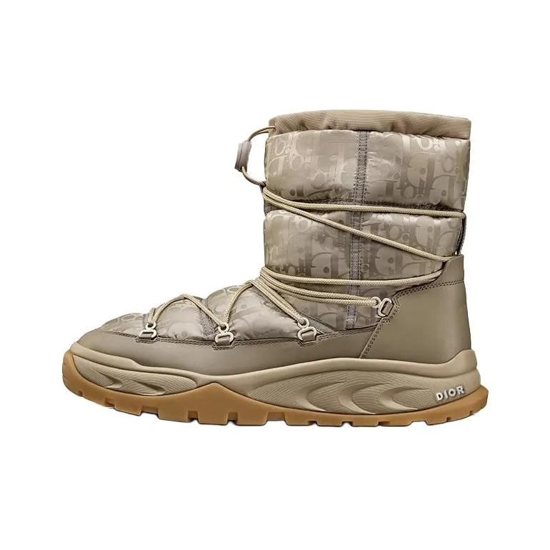 DIOR Snow Boots Men Brown