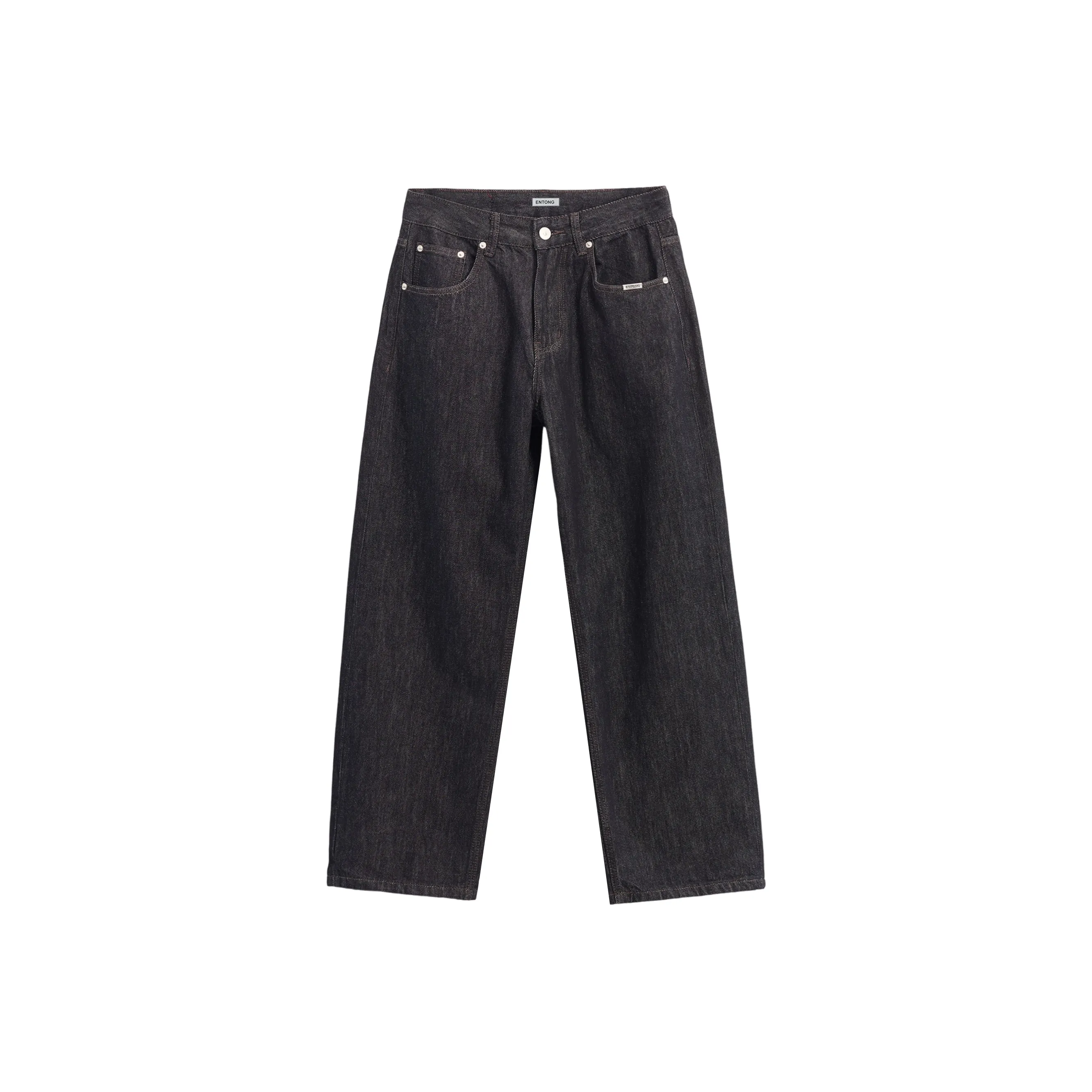 ENTONG Черный Оригинальный Джинсовые Унисекс Джинсы