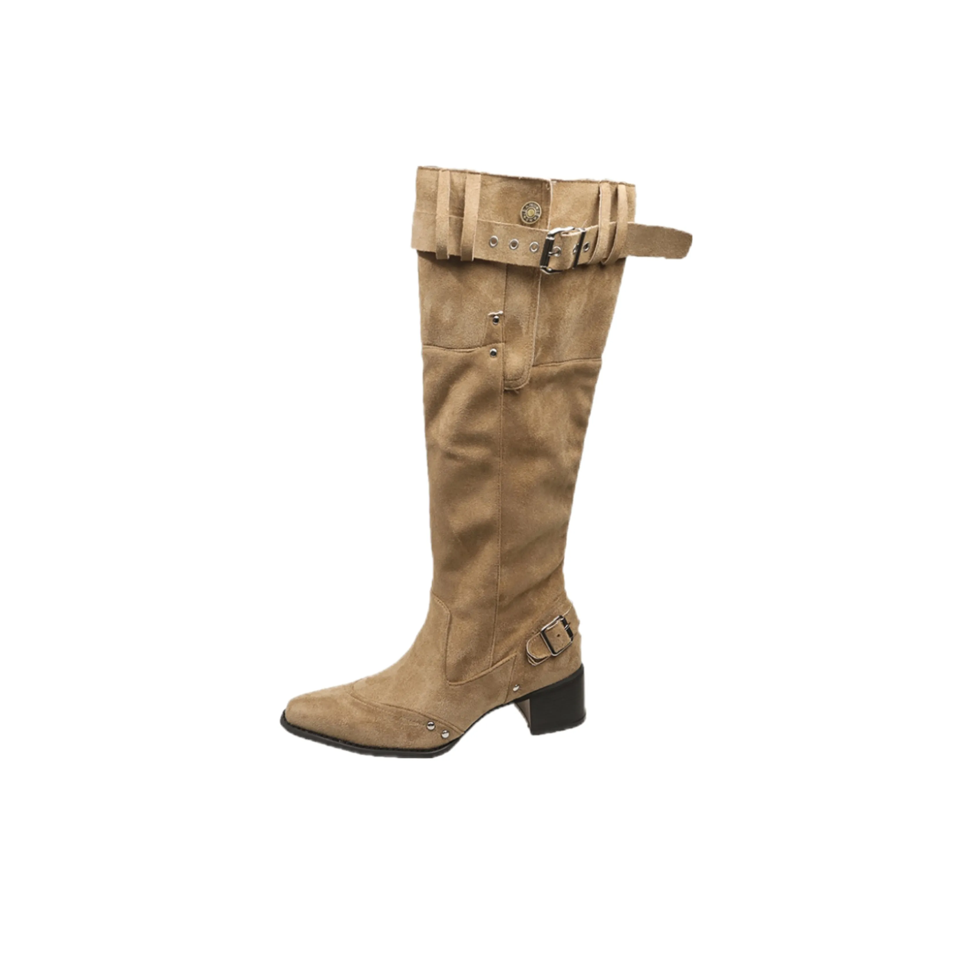 Betu Женские высокие сапоги цвета хаки