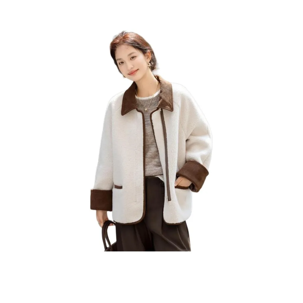 Dme Экрю Женские Бархатные Куртки