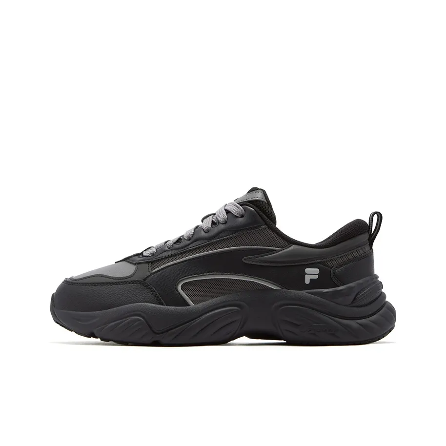 FILA FUSION Conch D Low Топ Беговые кроссовки Мужской Черный Серый