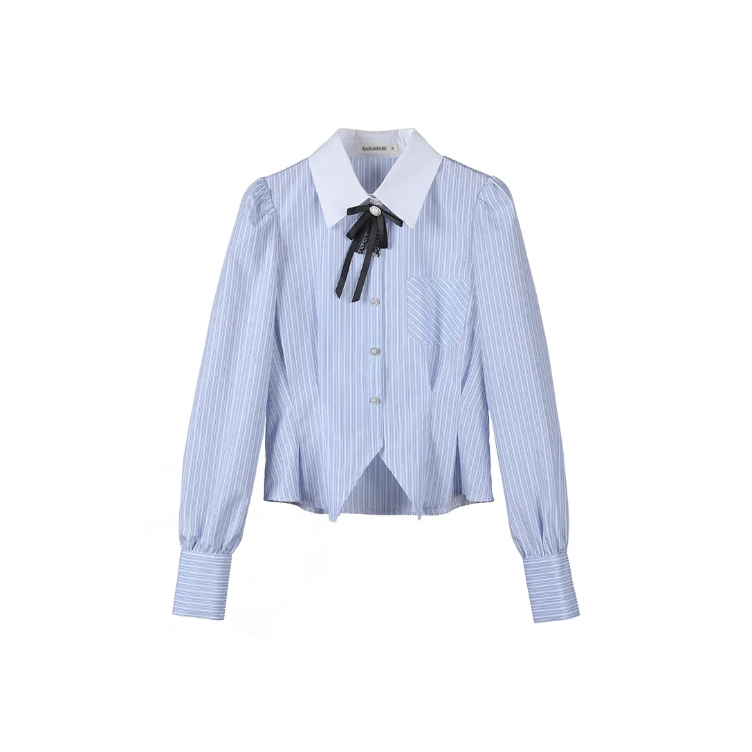 Tonlion Синие Женские Рубашки