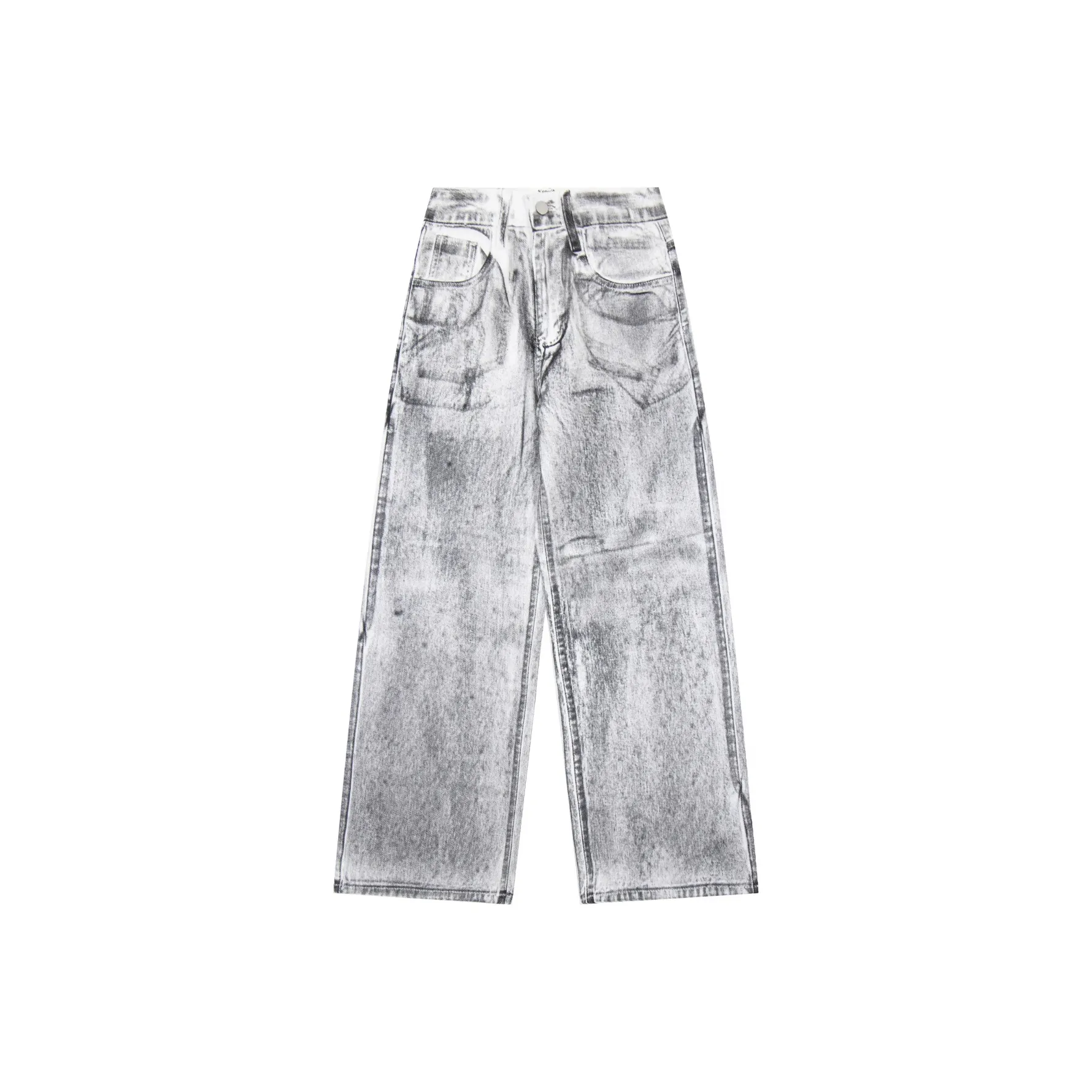 KAIZZGAO Белый Мужской Джинсы