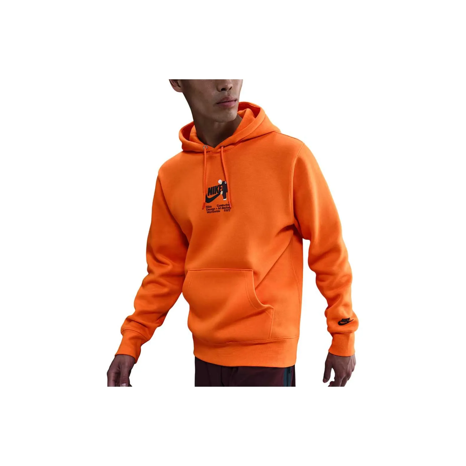 nike Orange Men's Свитшоты