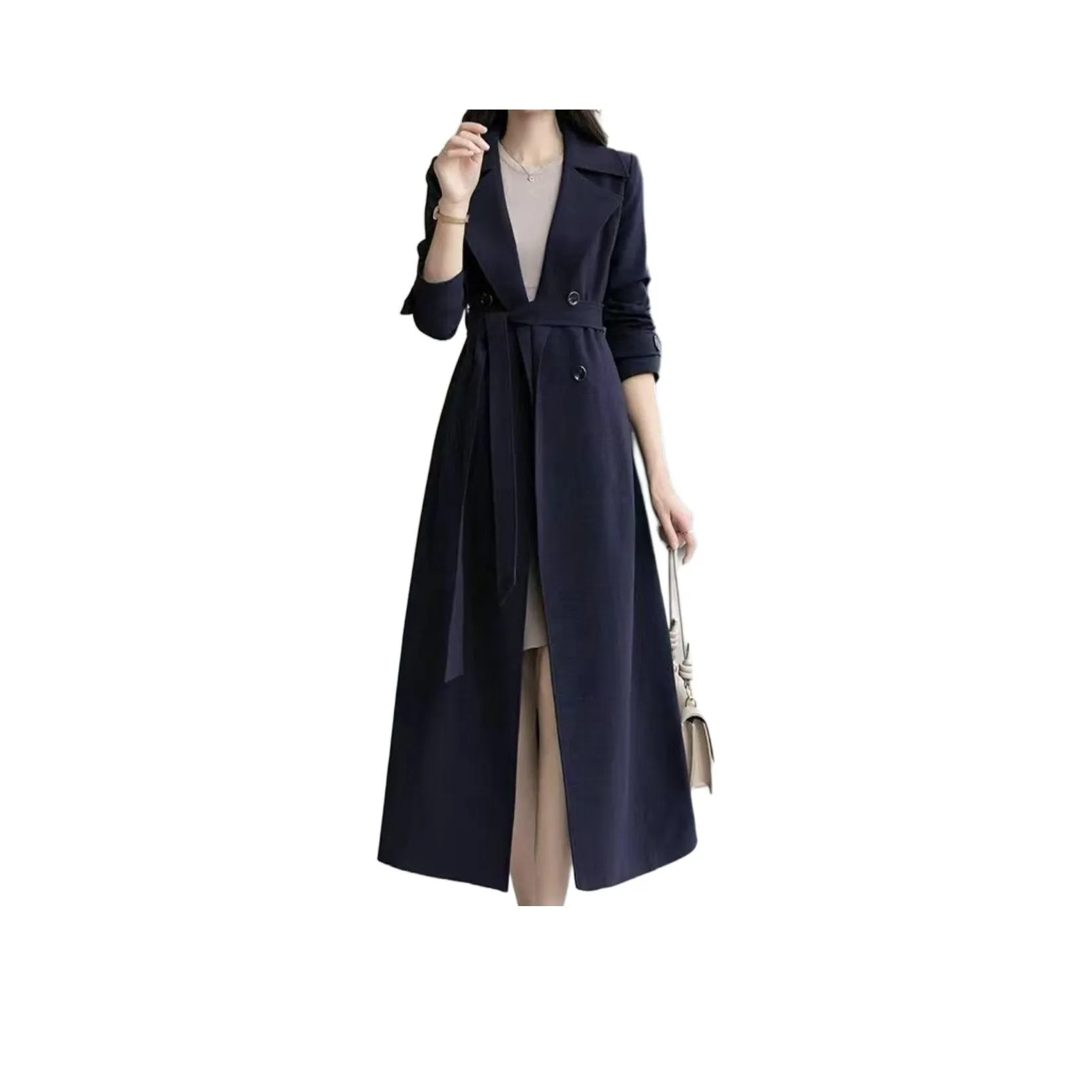 BONAS Темно-синий женский пальто