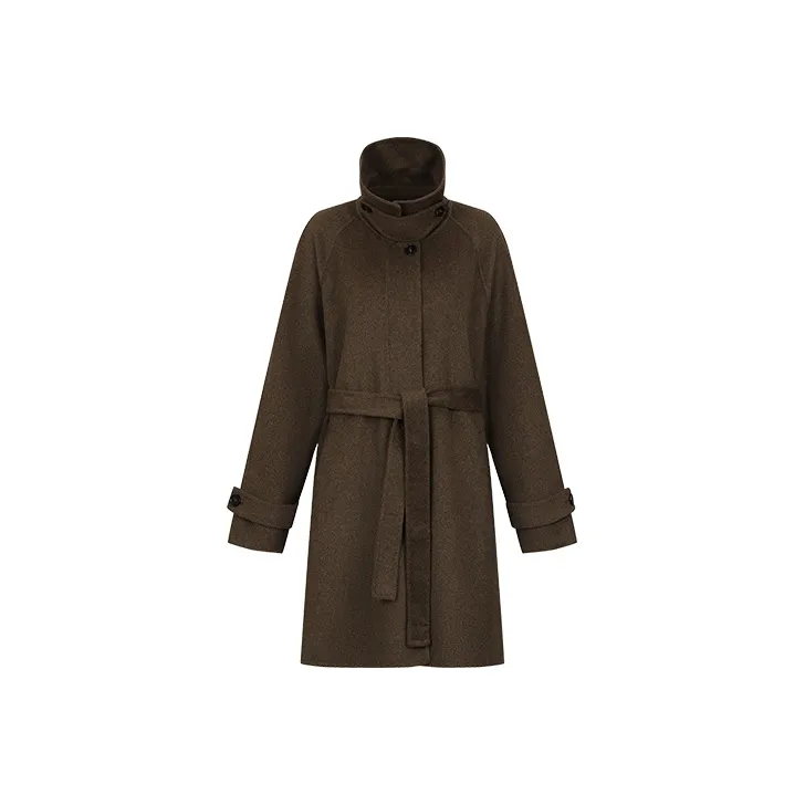 URBAN REVIVO Пальто Женское Кофейно-Коричневый