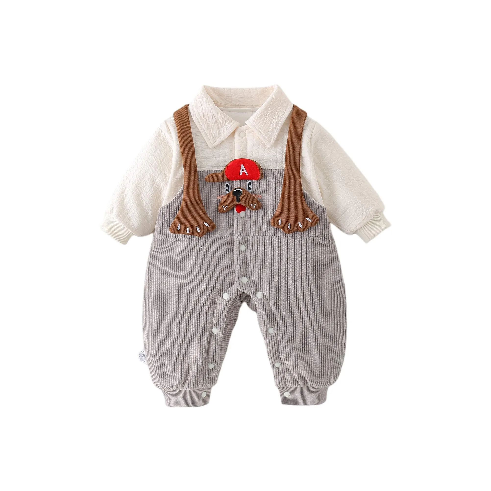 XiaoJinBu Бежевый Малыш Комбинезоны Ползунки