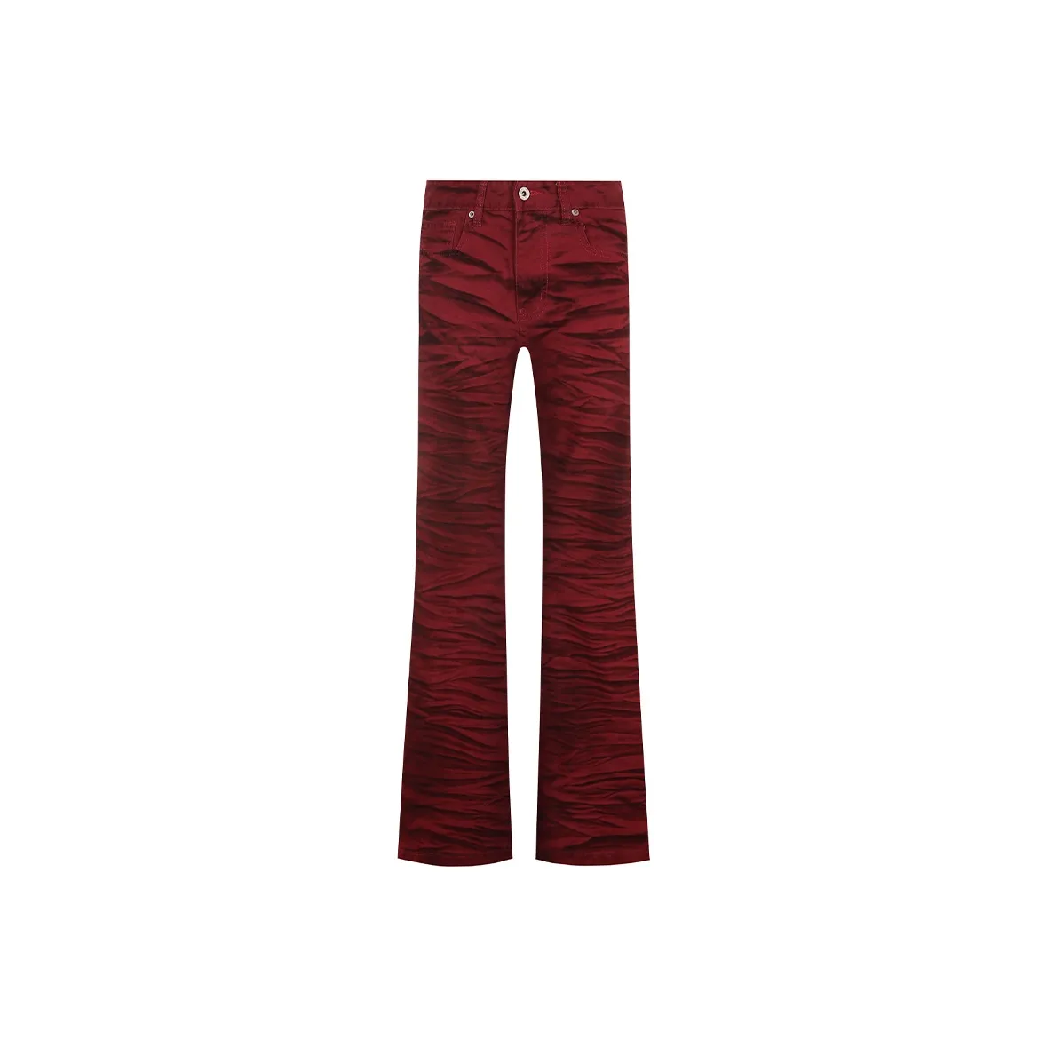 COOLALPACA Red Unisex Casual Pants COOLALPACA Красный Унисекс Повседневные Брюки