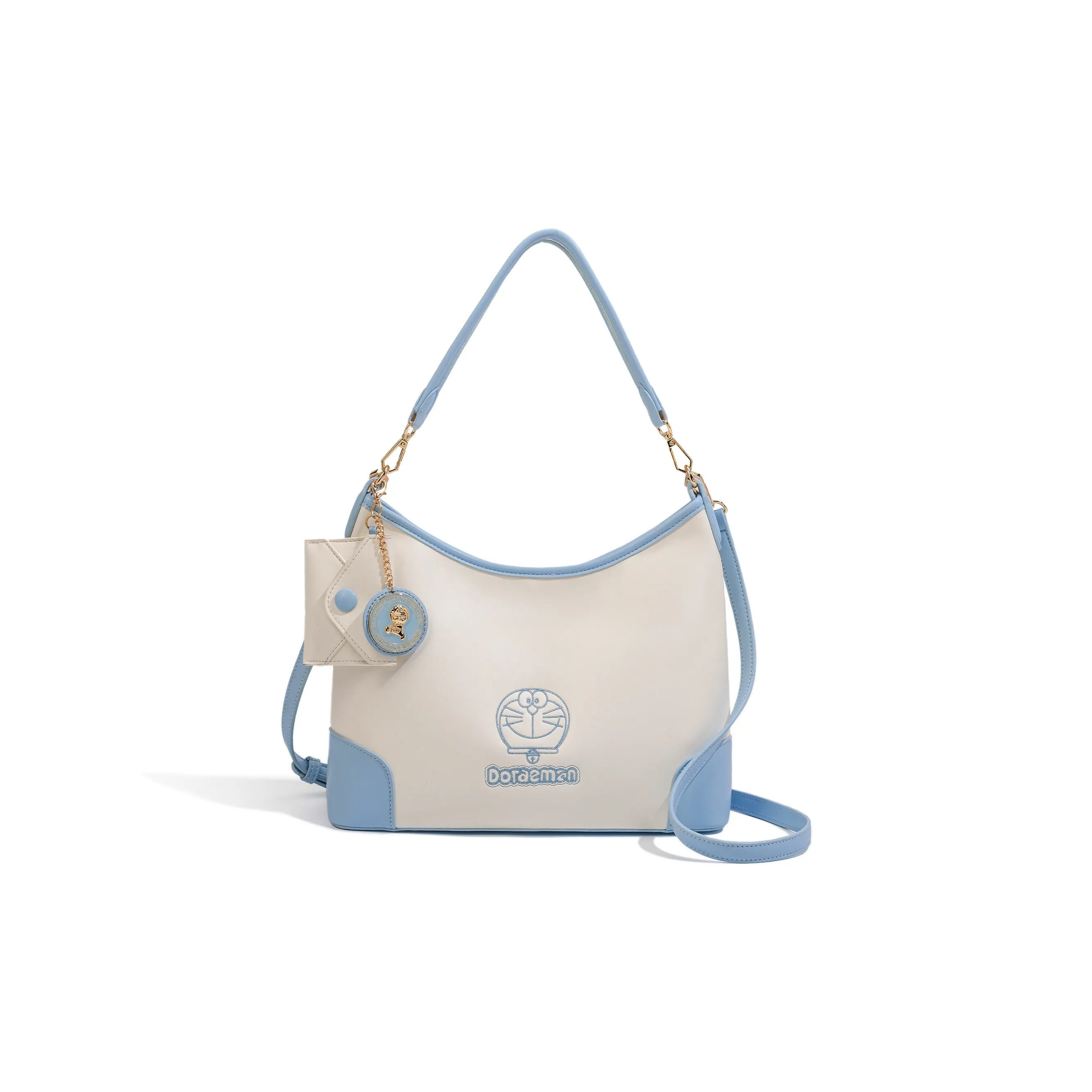 DoraemonA Дораэмон Дораэмон X Робот Кошка Co Бренд ПУ (полиуретан) Сумка через плечо Стандартная Женская Многоцветная