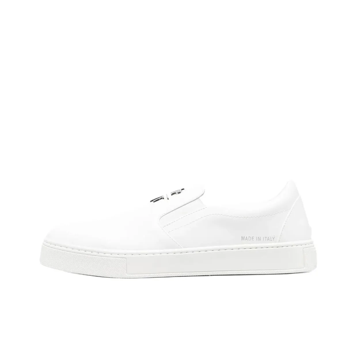 PHILIPP PLEIN Skateboard Shoes Men Low Top White