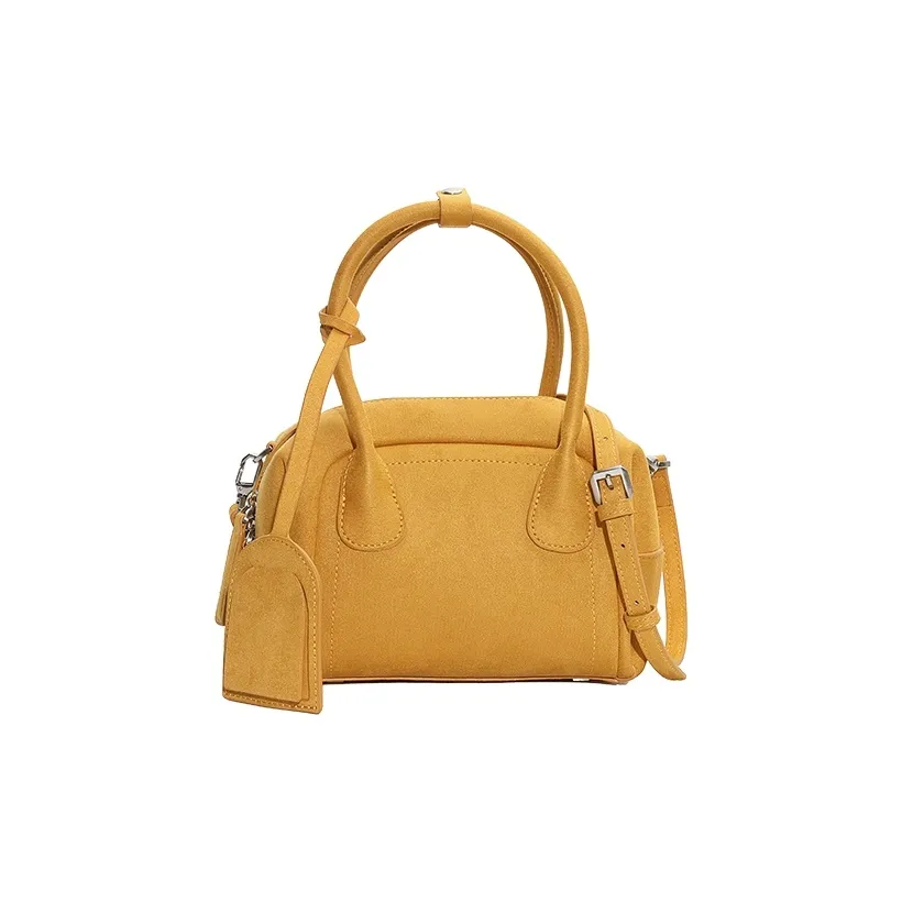 URBAN REVIVO Ткань Сумка через плечо Стандартная Женская Оранжевая Желтая