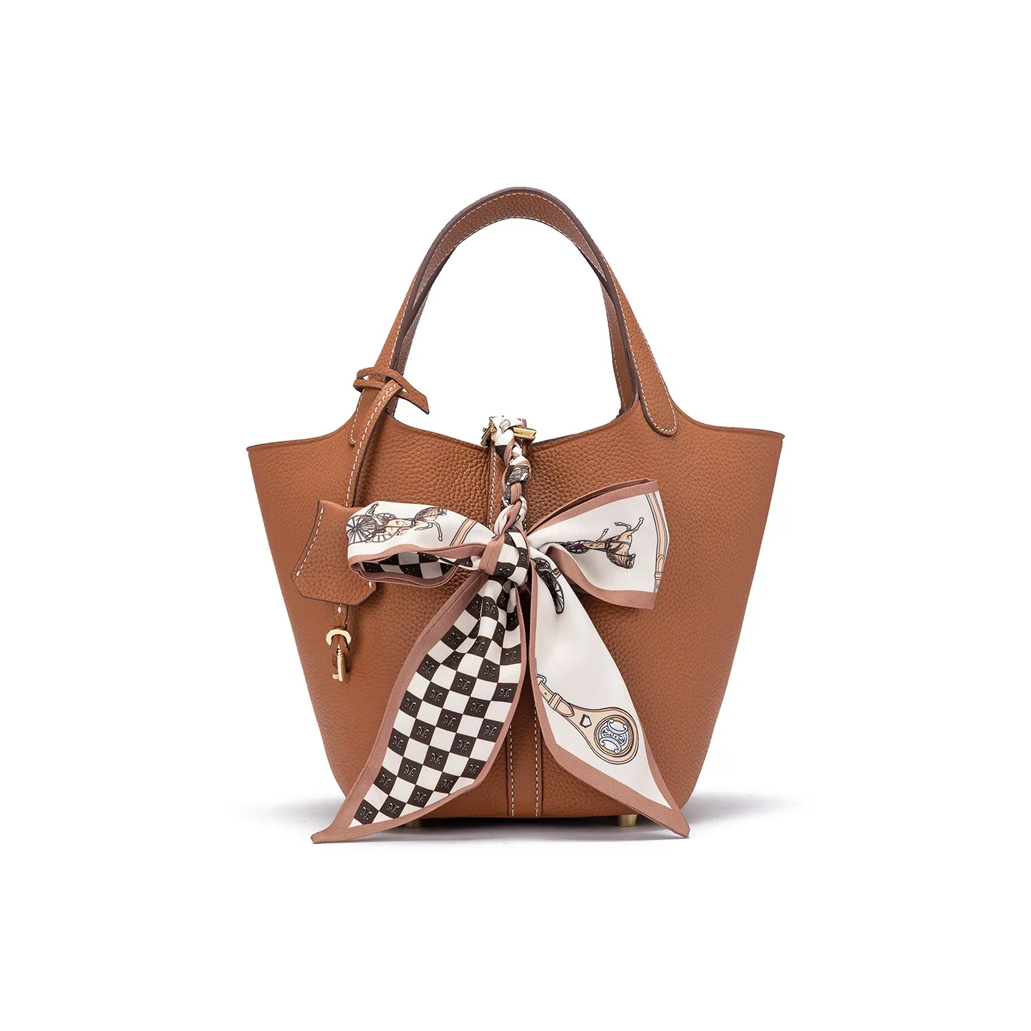 Roberta Di Camerino Корова Кожа Сумка Стандартная Женская Золотисто-Коричневая