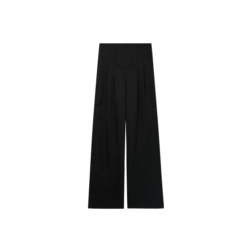 LOUISY AO Черные Женские Повседневные Штаны