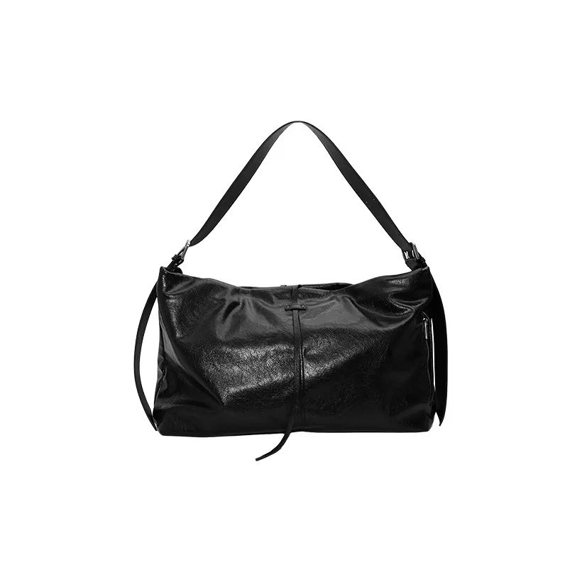 URBAN REVIVO Искусственная кожа Сумка через плечо Женская Черная