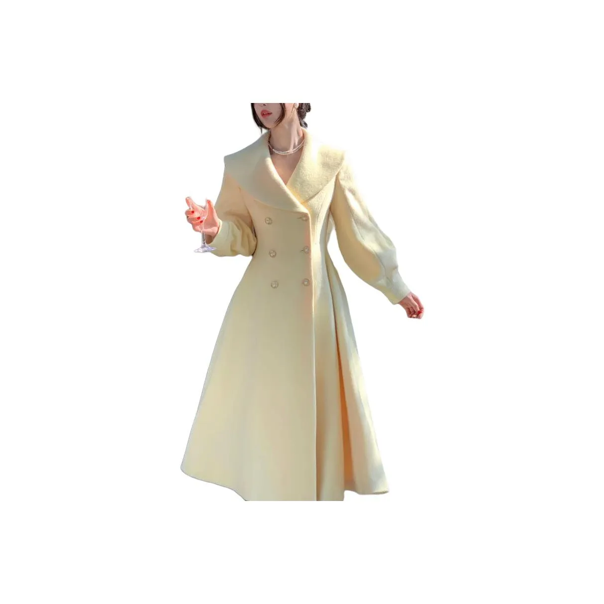 FLIM Желтое Женское Пальто