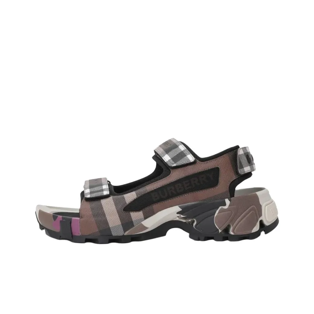 Burberry Beach Sandals Women's Brown