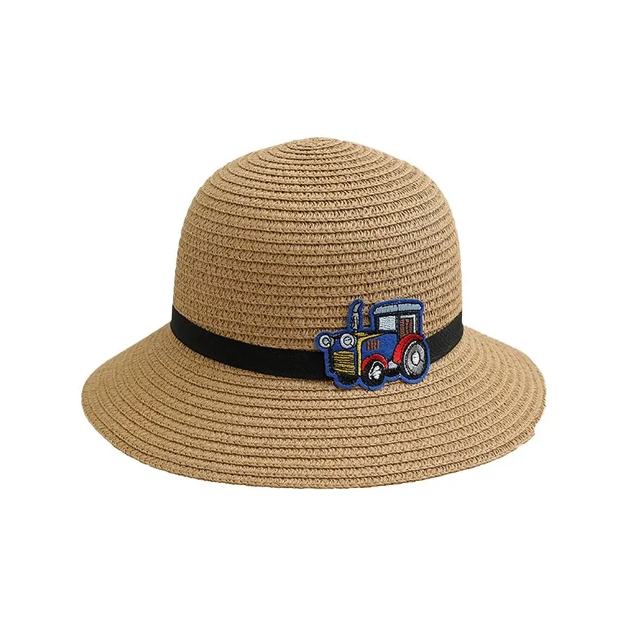 Yamaichi Maru Соломенная плетеная детская шляпа с защитой от солнца