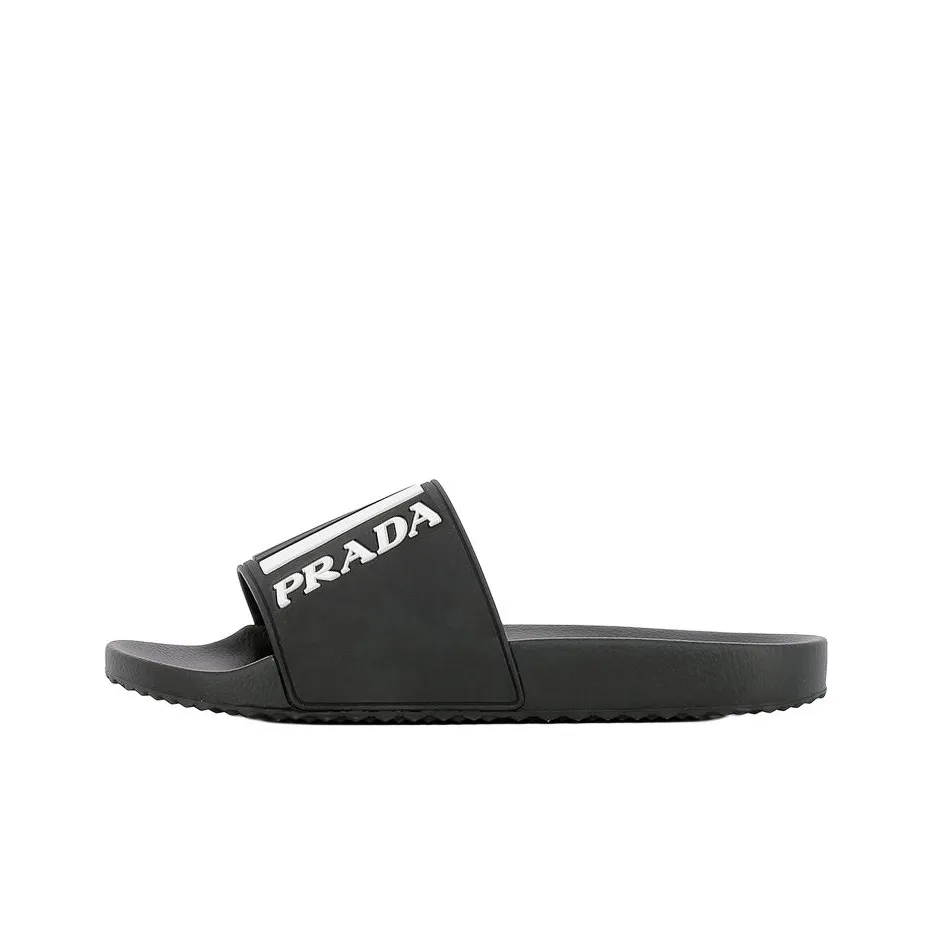 PRADA Slide Slippers Men Black