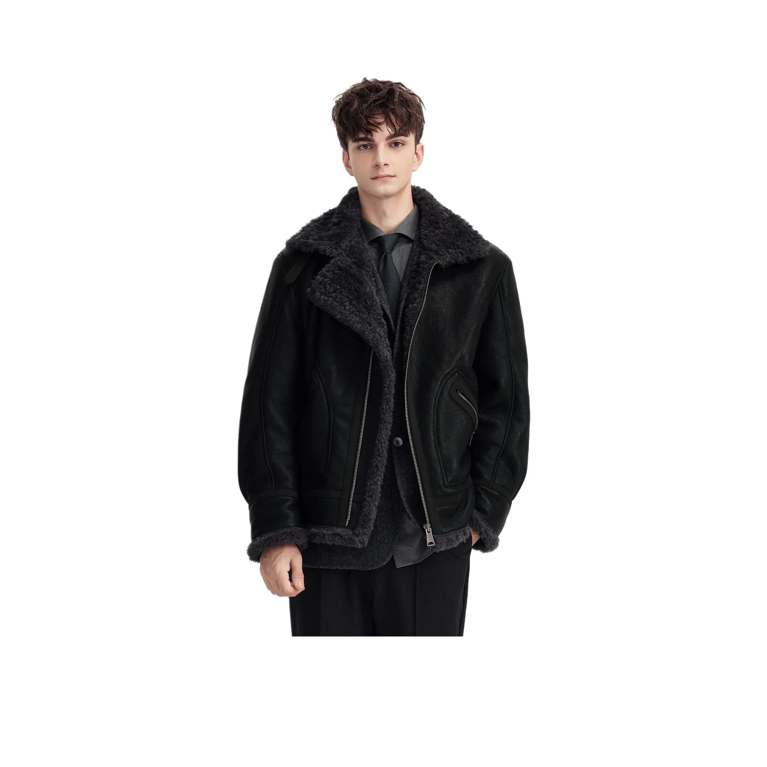 WILD LEADER Vedri кожа куртка мужская