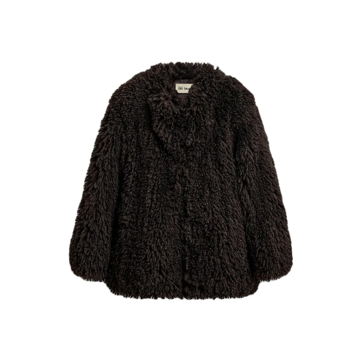 ZARA X Disney X HARRY LAMBERT HARRY LAMBERT Co Бренд FW25 Бархат Feel Пальто Женские