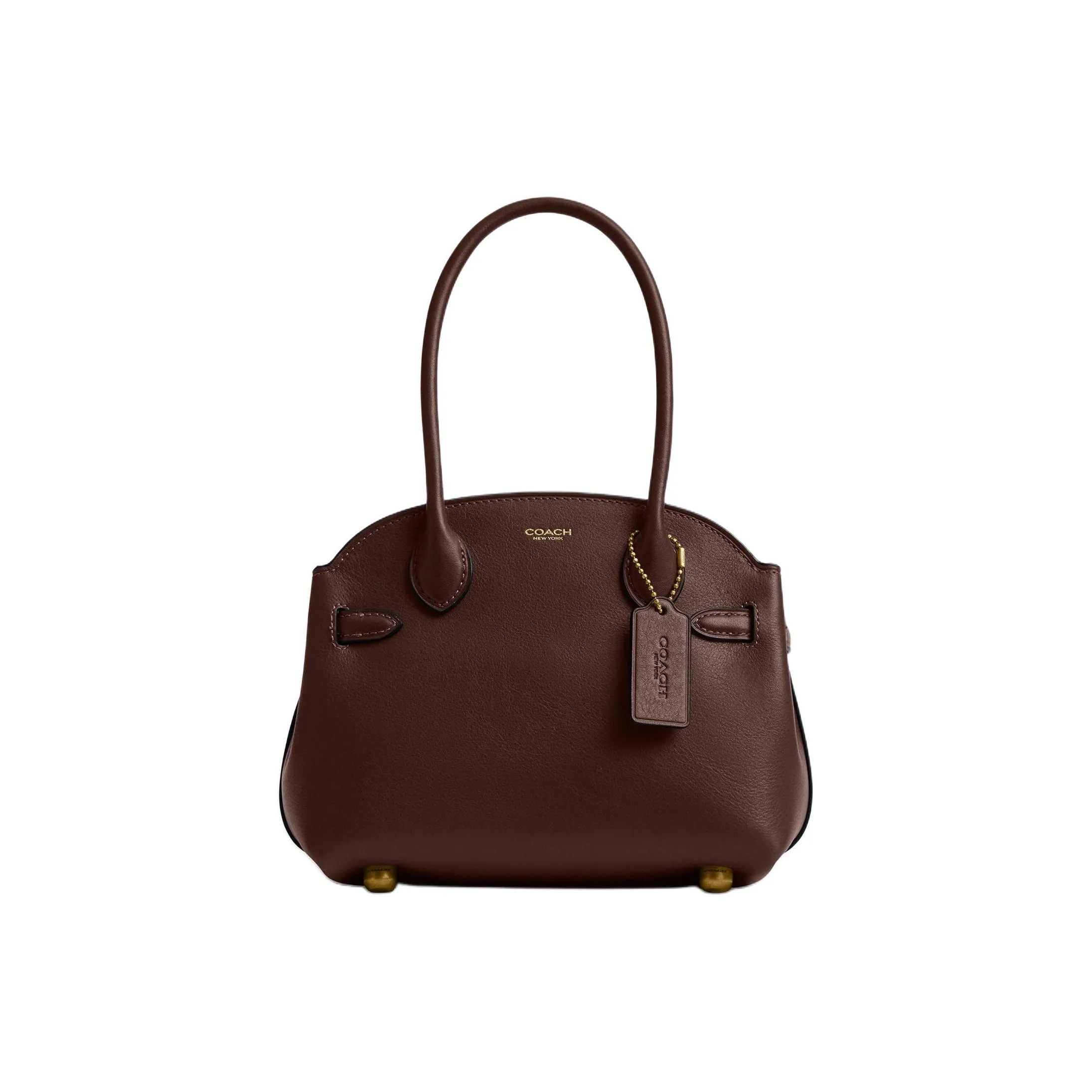 COACH Empire Carryall Коровья кожа Тоут Сумка Сумка для покупок Сумка Маленькая Женская Кленовый