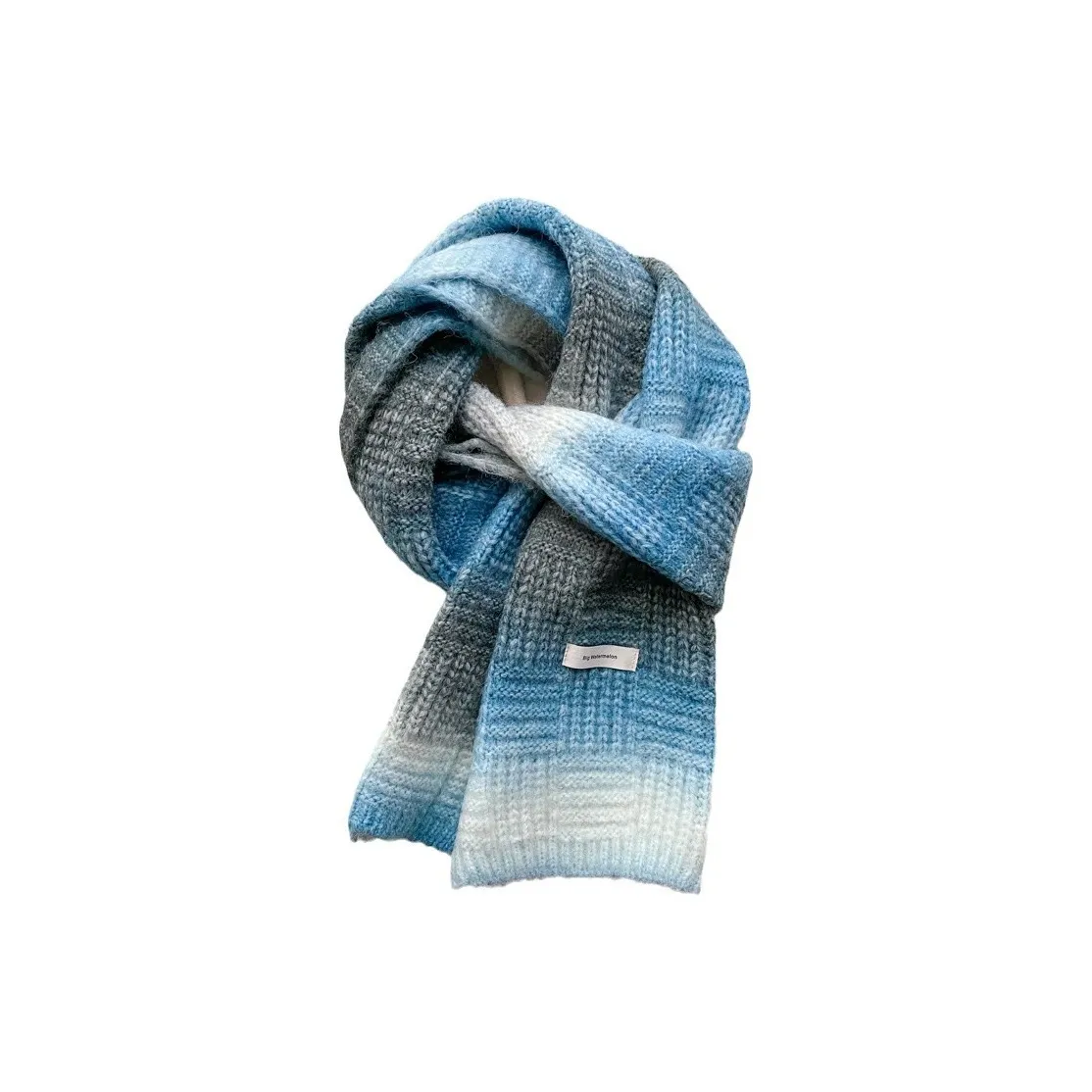 FUO Смесовая шерсть Вязаные шарфы Унисекс