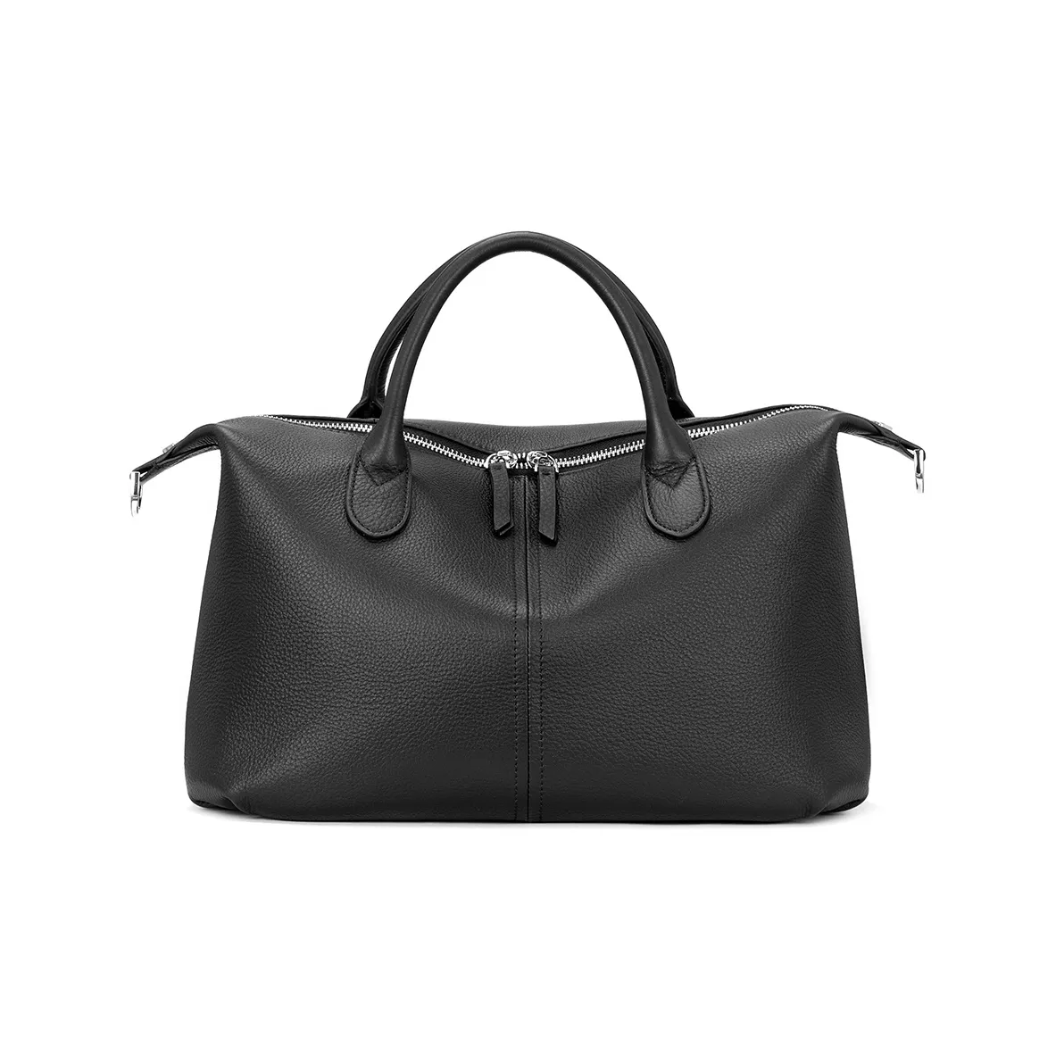 Roberta Di Camerino Коровья кожа Сумка через плечо Стандартная Женская Черная Серо-слоновая